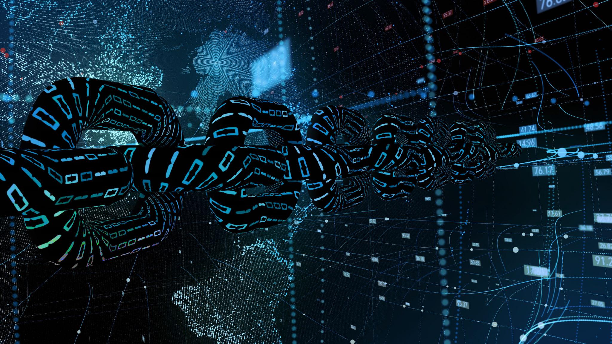 MatrixChain blockchain network visual